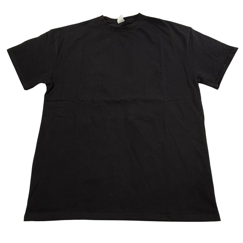 EPTM The Perfect Basic Men Black Short Sleeve Crewneck T-Shirt Size M